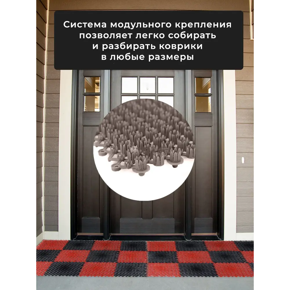 Фото 7 Коврик придверный Травка Blabar 41x56 см цвет зеленый Фото 7 Коврик придверный Травка Blabar 41x56 см цвет зеленый
