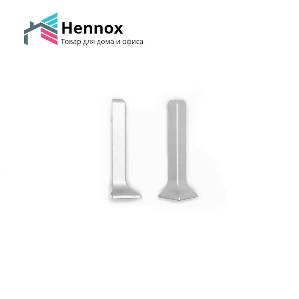 Фото 3 Угол для плинтуса наружный для HENNOX H100 алюминий 100 мм Фото 3 Угол для плинтуса наружный для HENNOX H100 алюминий 100 мм
