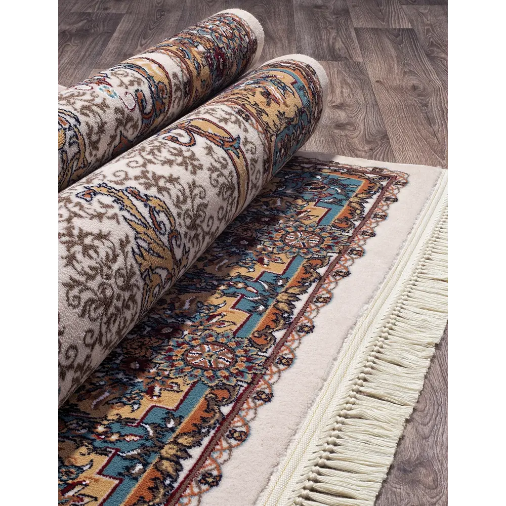 Фото 4 Ковер Merinos 200x400 см полипропилен d728cream цвет кремовый Фото 4 Ковер Merinos 200x400 см полипропилен d728cream цвет кремовый