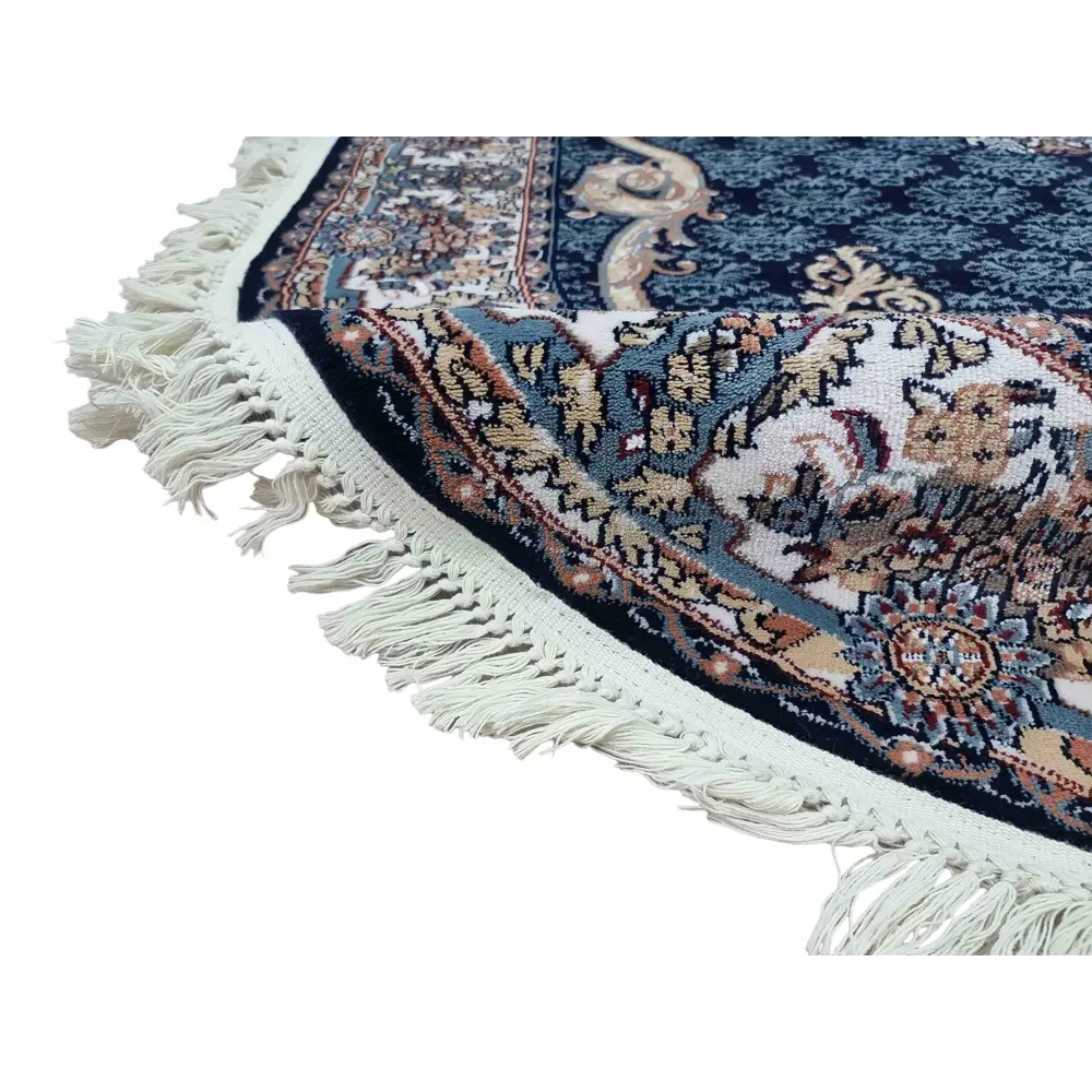 Фото 2 Ковер Merinos овал 160x300 см полипропилен d728dark-navy цвет темно-синий