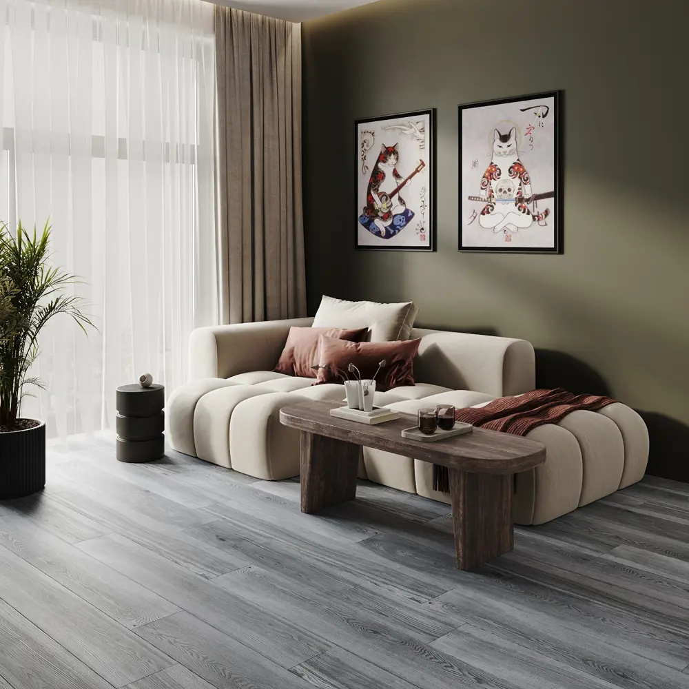 Фото SPC плитка GoodWay Spain Collection Дуб Риоха 43 класс толщина 3.50 мм 2.29 м², цена за упаковку Фото SPC плитка GoodWay Spain Collection Дуб Риоха 43 класс толщина 3.50 мм 2.29 м², цена за упаковку