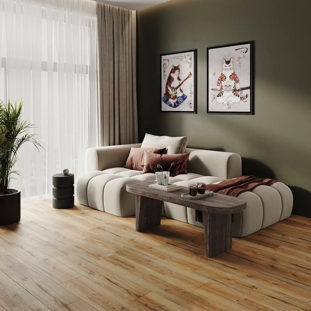 Фото ПВХ плитка GoodWay Spain Collection Дуб Каталония 43 класс толщина 3.50 мм 2.29 м², цена за упаковку Фото ПВХ плитка GoodWay Spain Collection Дуб Каталония 43 класс толщина 3.50 мм 2.29 м², цена за упаковку
