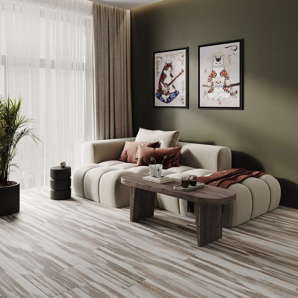 Фото SPC плитка GoodWay Spain Collection Дуб Андалусия 43 класс толщина 3.50 мм 2.29 м², цена за упаковку Фото SPC плитка GoodWay Spain Collection Дуб Андалусия 43 класс толщина 3.50 мм 2.29 м², цена за упаковку