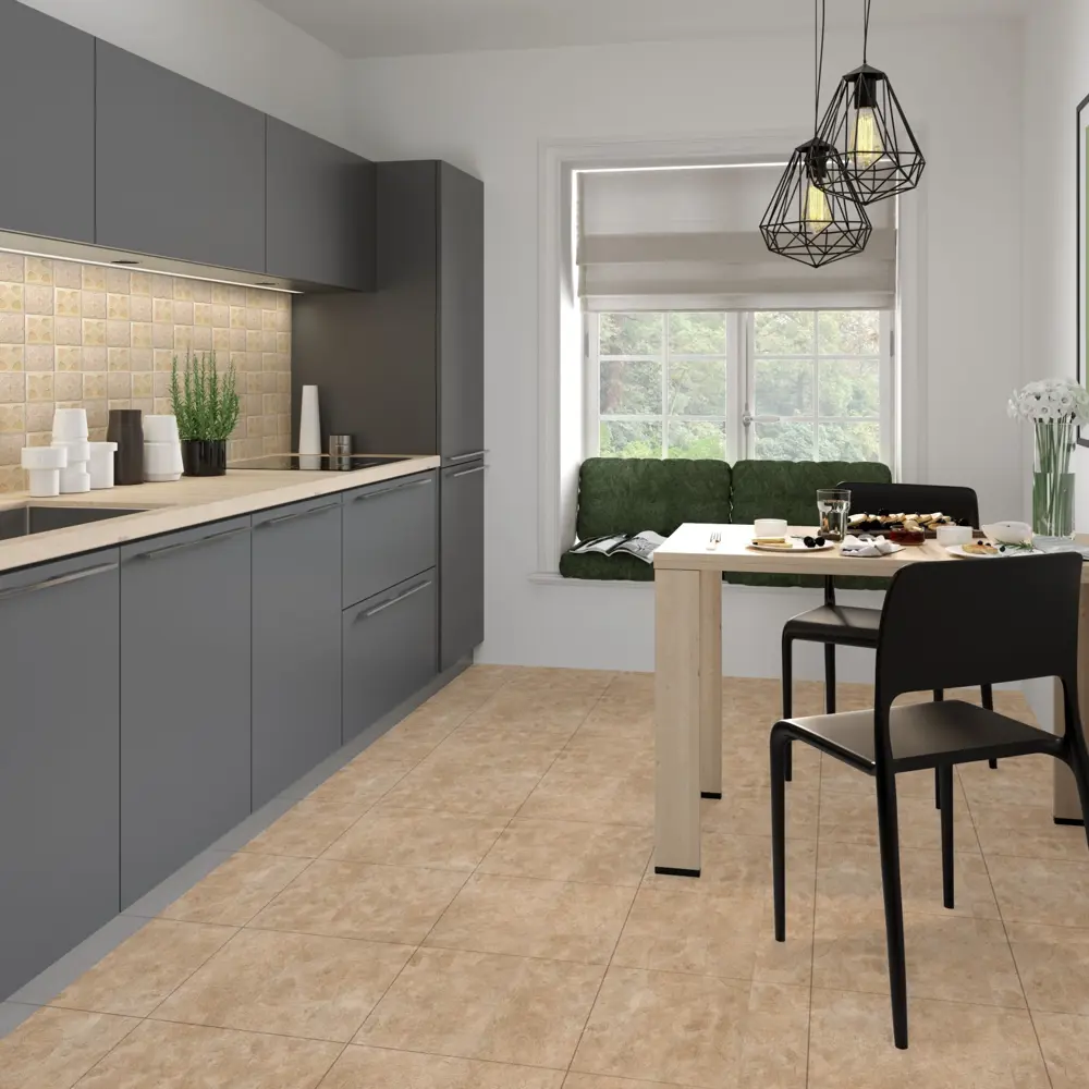 Фото LVT Плитка Bazzart Травертин песочный 32 класс толщина 1.50 мм 5.02 м², цена за упаковку Фото LVT Плитка Bazzart Травертин песочный 32 класс толщина 1.50 мм 5.02 м², цена за упаковку