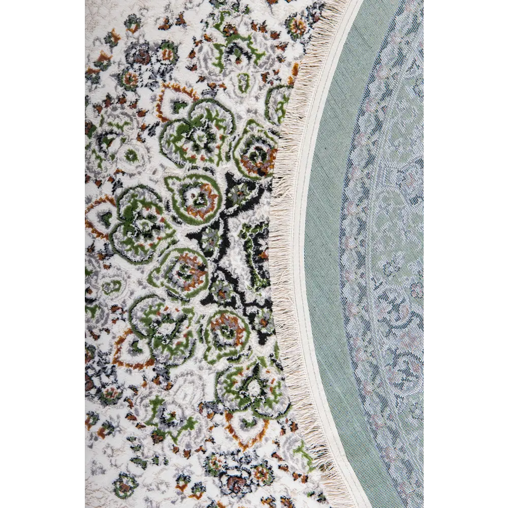 Фото 3 Ковер Elisa Amira 4923A D.Blue-L.Grey круг Ø200 см Полиэстер цвет Зеленый Фото 3 Ковер Elisa Amira 4923A D.Blue-L.Grey круг Ø200 см Полиэстер цвет Зеленый