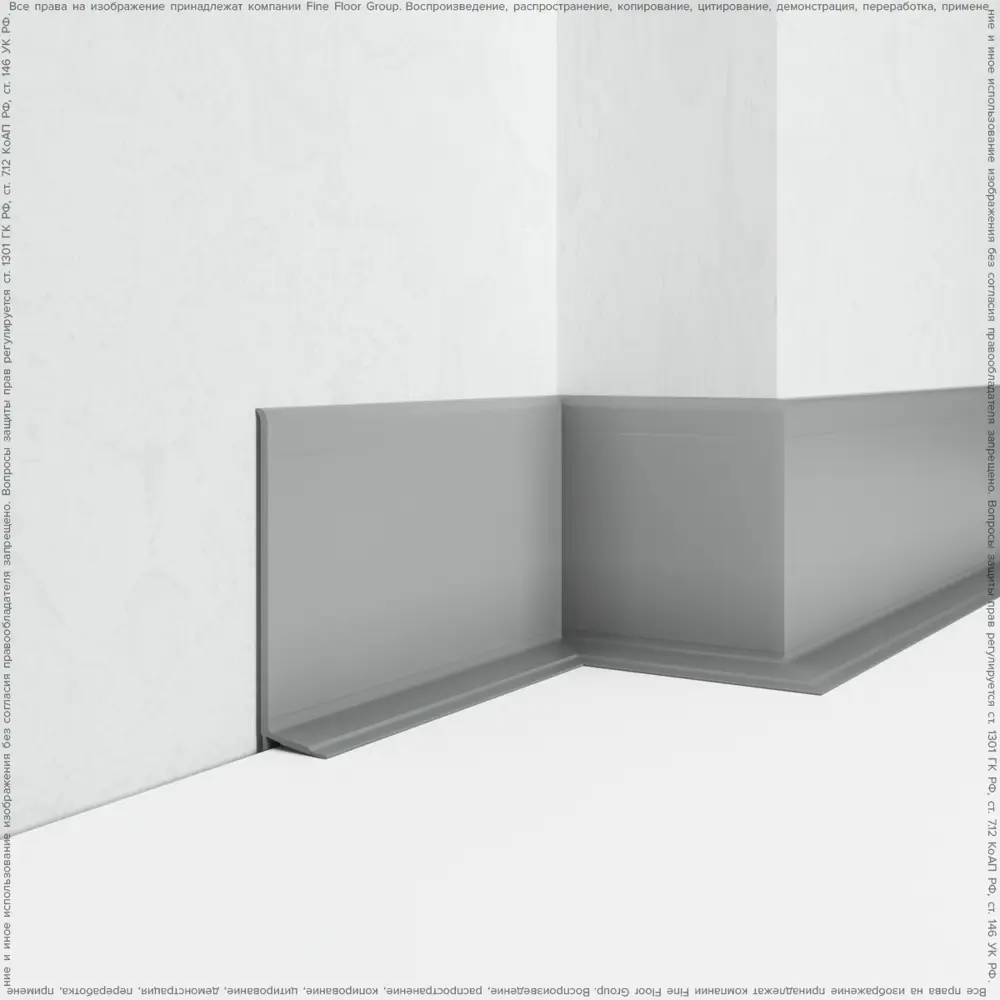 Фото 2 Плинтус напольный эластичный Dollken WL 50 138 light grey 50x15x50000 мм Фото 2 Плинтус напольный эластичный Dollken WL 50 138 light grey 50x15x50000 мм