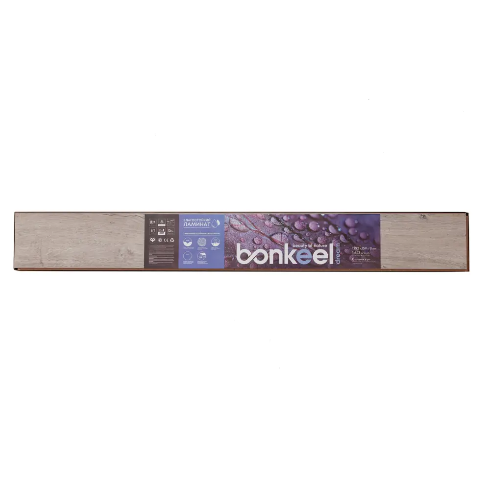 Фото 5 Ламинат Bonkeel Dream Wood 400 НСК 32 класс толщина 8 мм с фаской 1.64 м², цена за упаковку Фото 5 Ламинат Bonkeel Dream Wood 400 НСК 32 класс толщина 8 мм с фаской 1.64 м², цена за упаковку