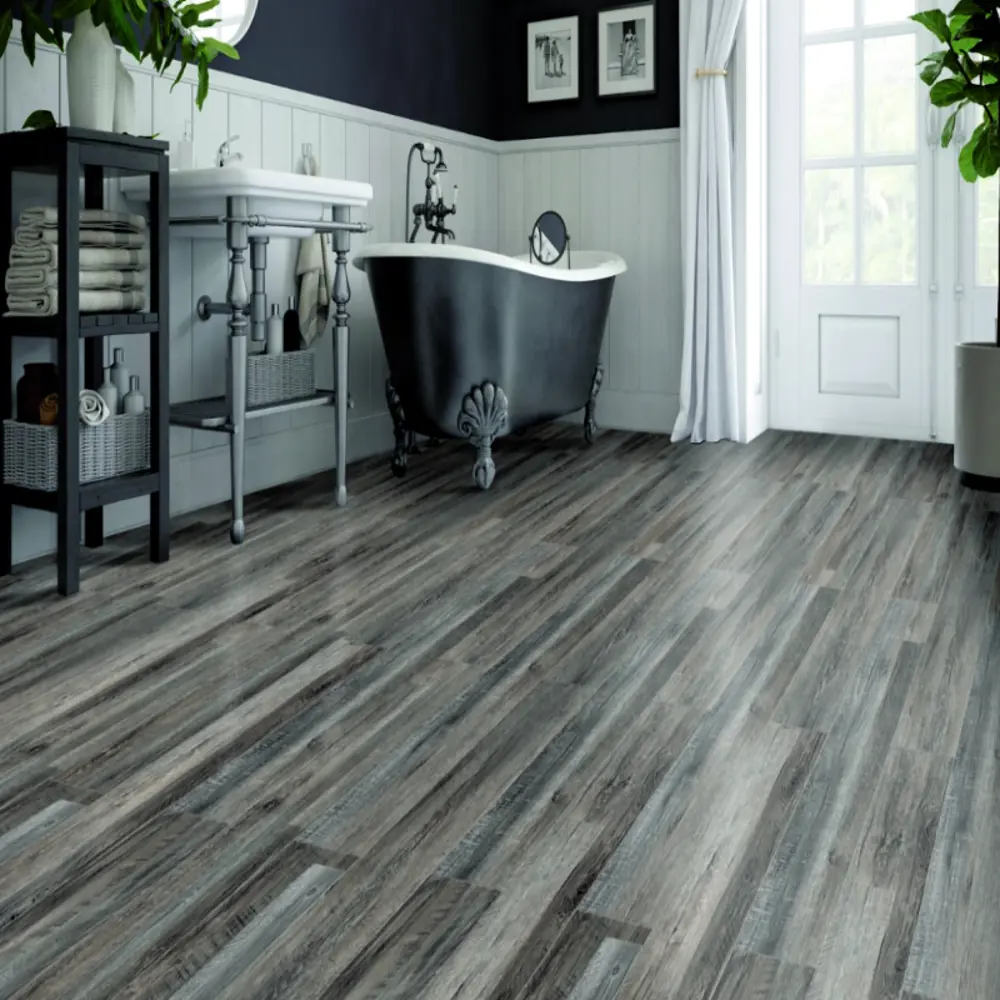 Фото SPC плитка CronaFloor Nano Дуб Французский 43 класс толщина 3.50 мм 2.16 м², цена за упаковку