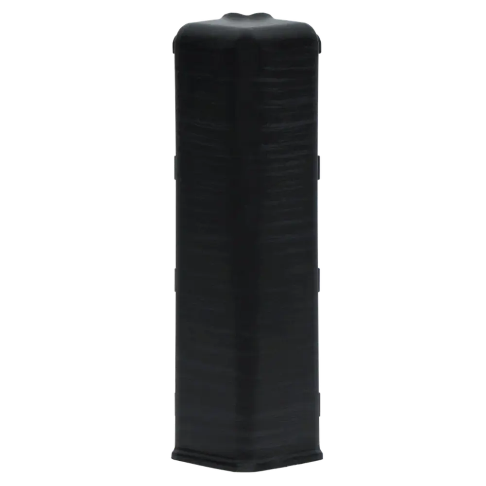 Фото Угол наружный для плинтуса Line Plast Mega 100мм секвоя черная 10 шт Фото Угол наружный для плинтуса Line Plast Mega 100мм секвоя черная 10 шт