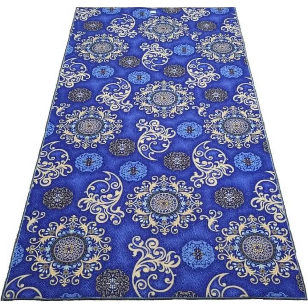 Фото 5 Ковер Белка Сегура Пируэт 50_2 120x350 см полиамид голубой