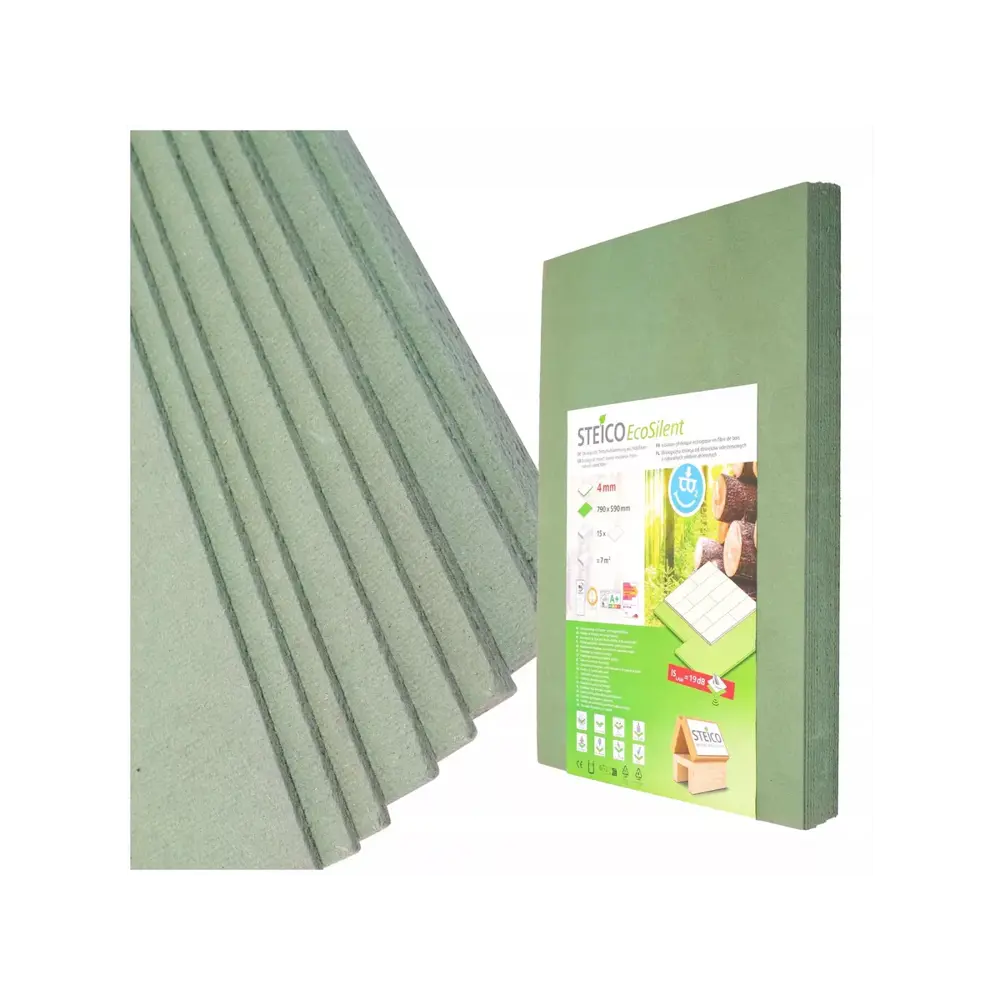 Фото 2 Подложка Steico Underfloor хвойная 4 мм 7 м² Фото 2 Подложка Steico Underfloor хвойная 4 мм 7 м²
