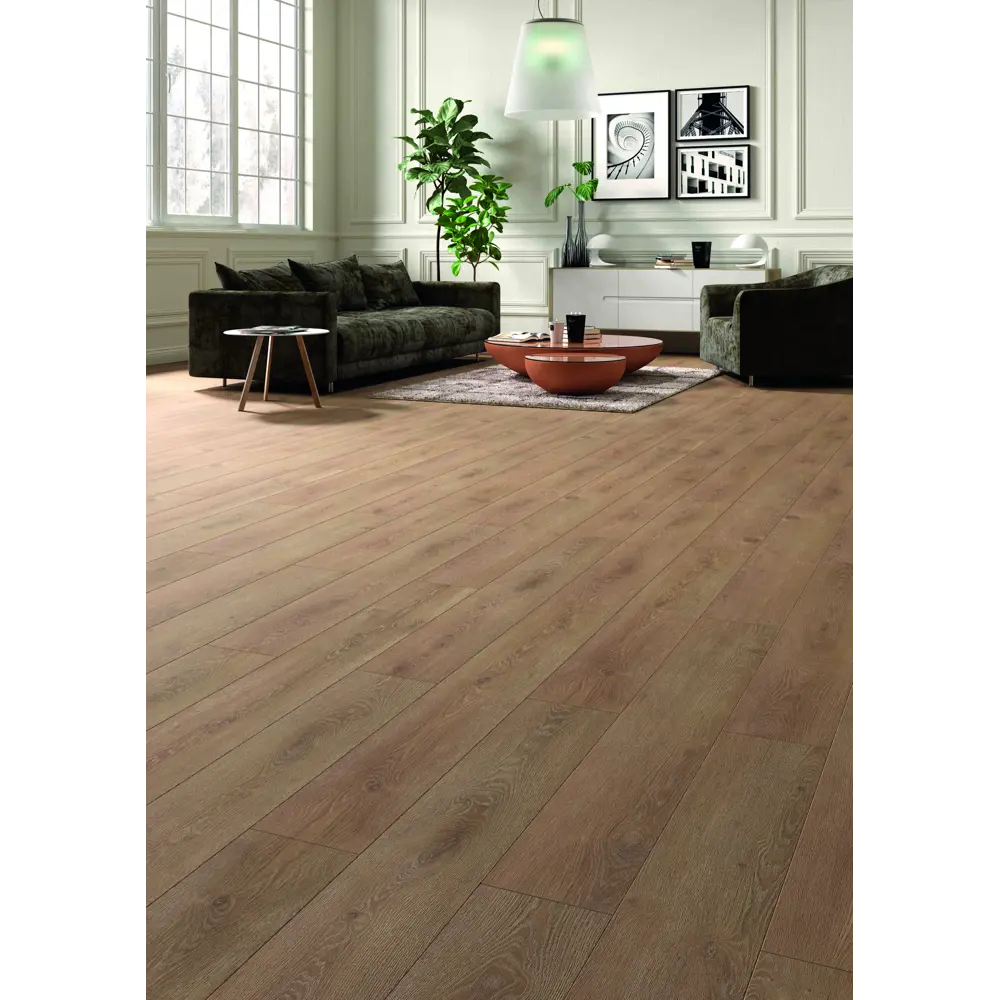 Фото Ламинат Elegant Wr Kraft Oak 33 класс толщина 8 мм с фаской 2.22 м², цена за упаковку Фото Ламинат Elegant Wr Kraft Oak 33 класс толщина 8 мм с фаской 2.22 м², цена за упаковку