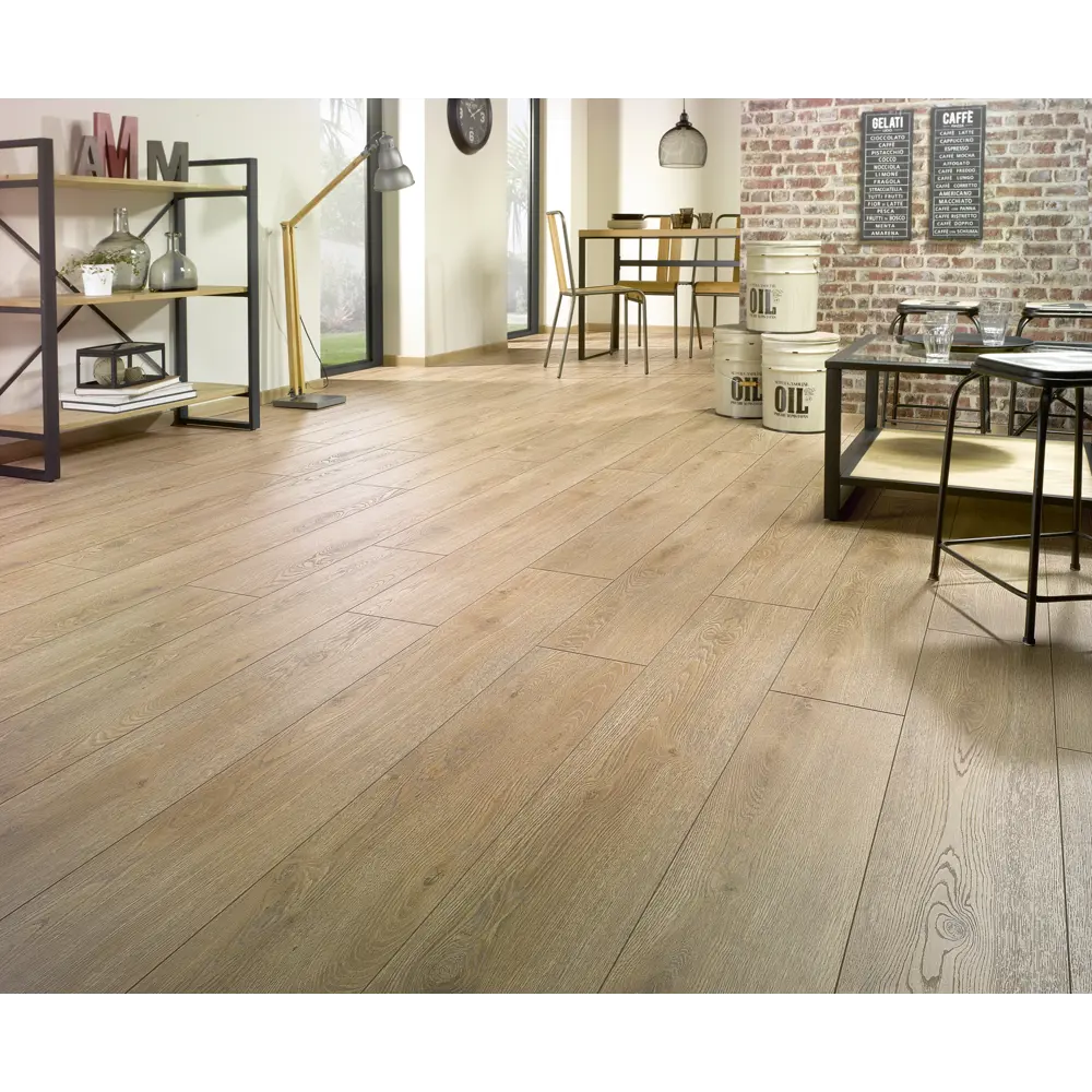 Фото Ламинат Alsafloor Osmoze Praline Oak Laminate Flooring 33 класс толщина 8 мм с фаской 2.22 м², цена за упаковку Фото Ламинат Alsafloor Osmoze Praline Oak Laminate Flooring 33 класс толщина 8 мм с фаской 2.22 м², цена за упаковку