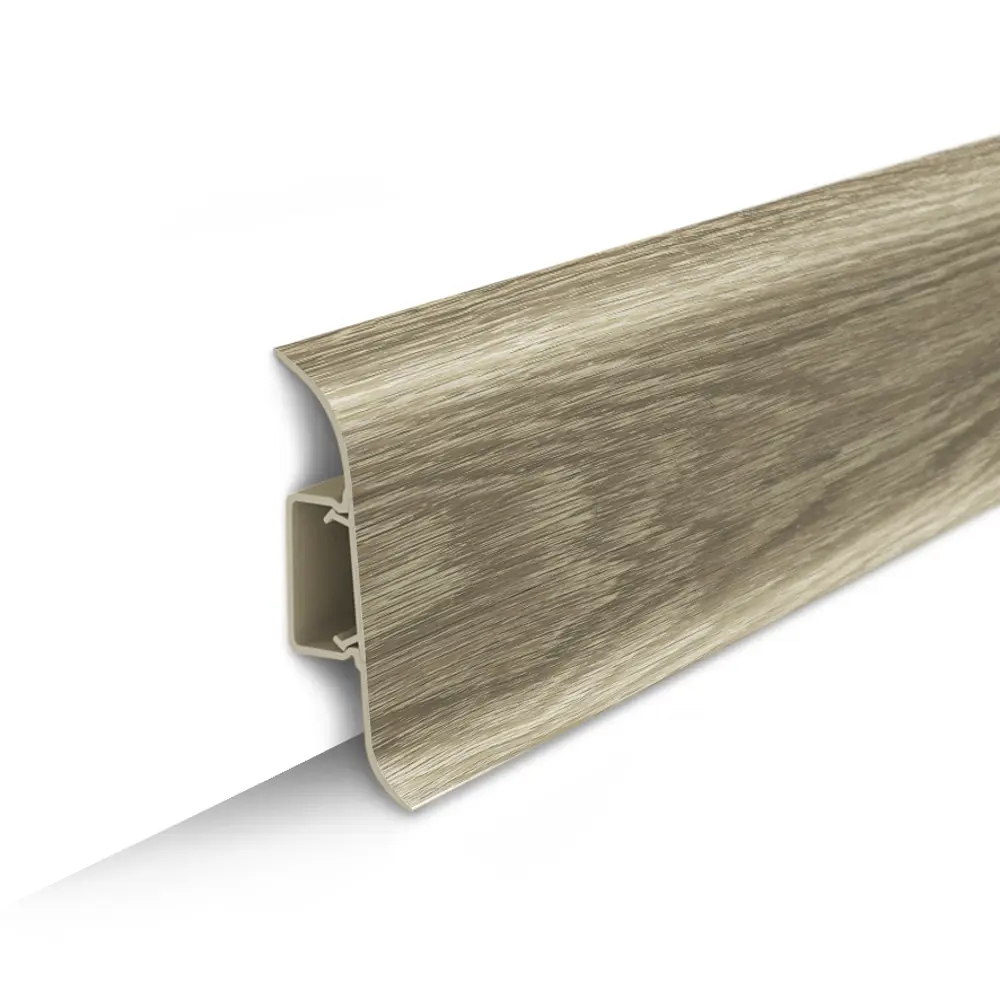 Фото Плинтус напольный Идеал Классик 208 Дуб мокко_IRC 55x22x2200 мм Фото Плинтус напольный Идеал Классик 208 Дуб мокко_IRC 55x22x2200 мм