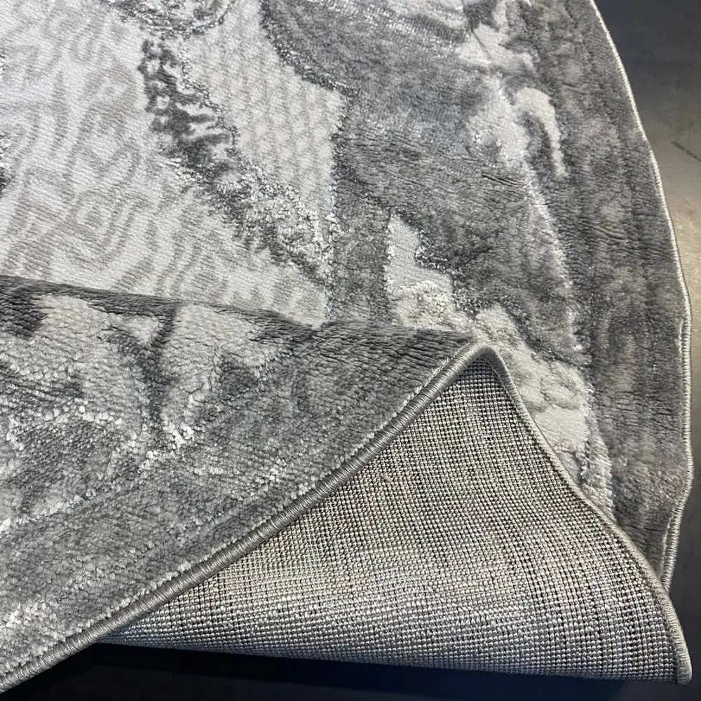 Фото 6 Ковер Белка Сегура Z1039 Grey Круг 100x100 см Полиэстер