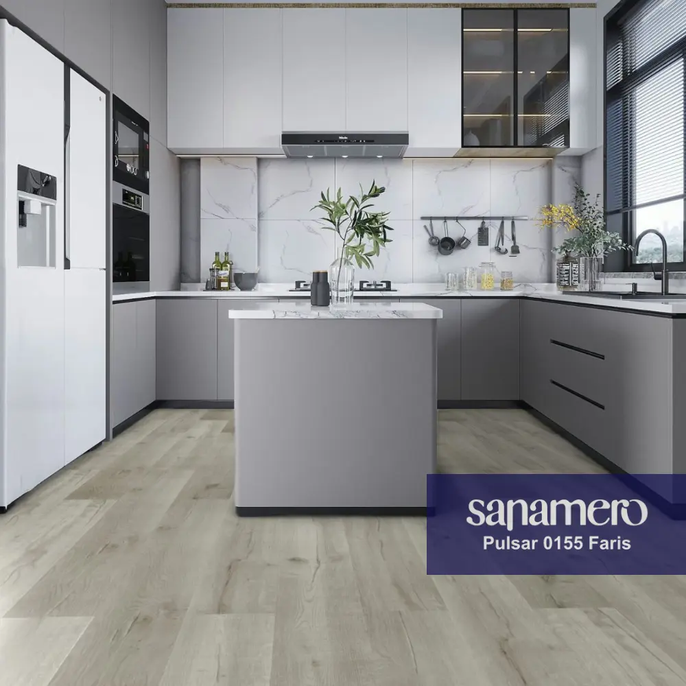 Фото Ламинат Sanamero Pulsar 0155 Faris 33 класс толщина 10 мм с фаской 2.131 м², цена за упаковку Фото Ламинат Sanamero Pulsar 0155 Faris 33 класс толщина 10 мм с фаской 2.131 м², цена за упаковку
