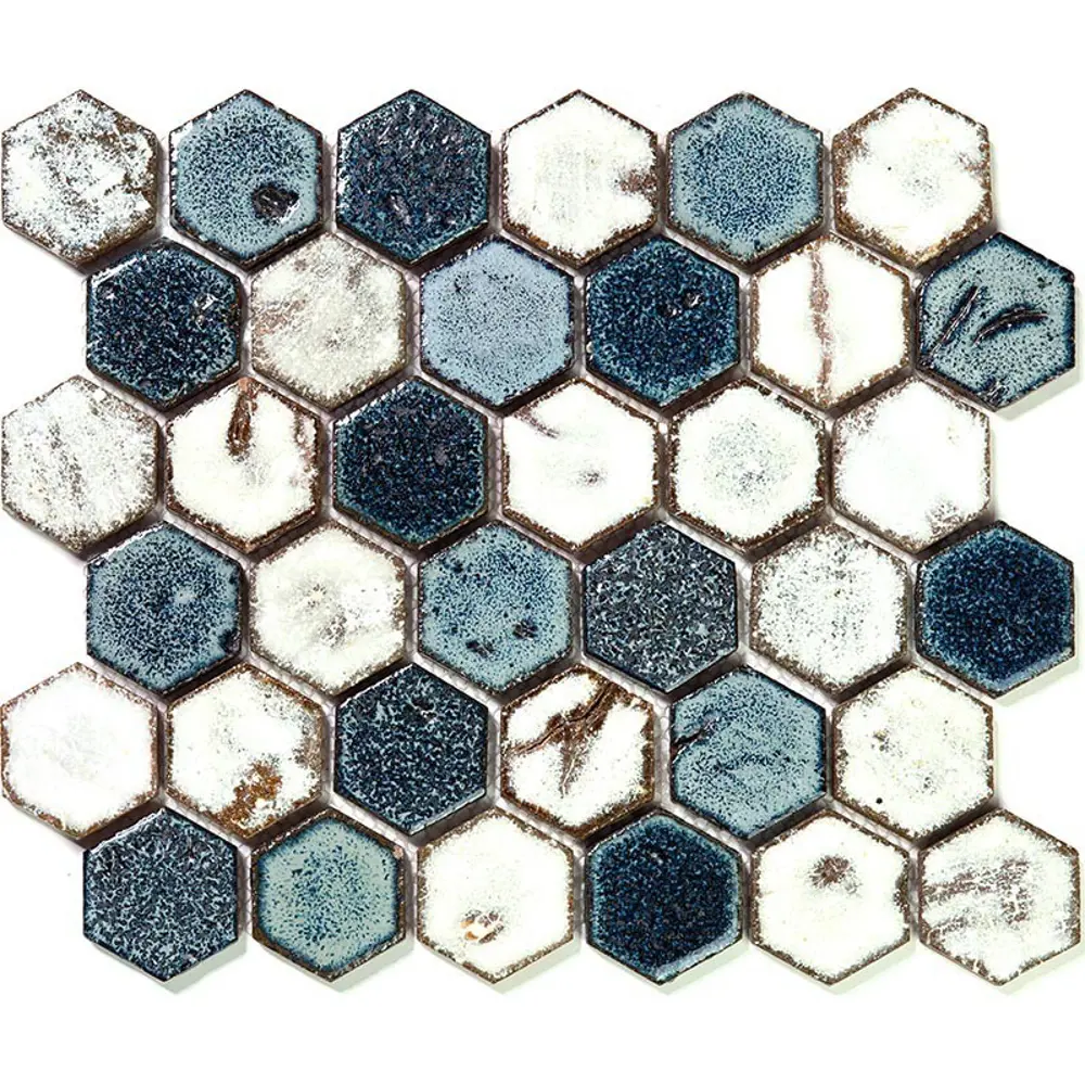 Фото Мозаика Gaudi Hexa Hexa-4 2 керамика 28.3x24.5 см Фото Мозаика Gaudi Hexa Hexa-4 2 керамика 28.3x24.5 см