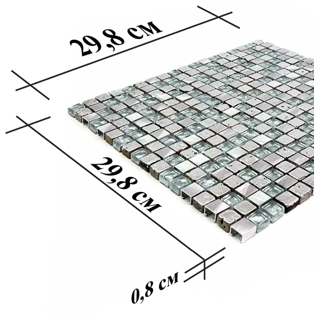 Фото 8 Мозаика Natural Inka BDA-1588 комбинированный 29.8x29.8 см