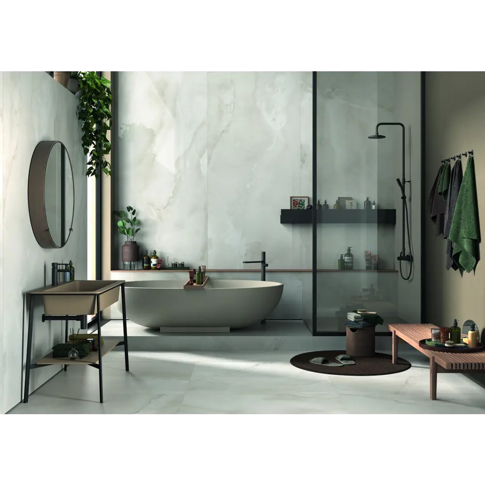 Фото Керамогранит IMOLA THE ROOM 60x120см цвет Белый ABS WH6 12 RM цена за упаковку Фото Керамогранит IMOLA THE ROOM 60x120см цвет Белый ABS WH6 12 RM цена за упаковку