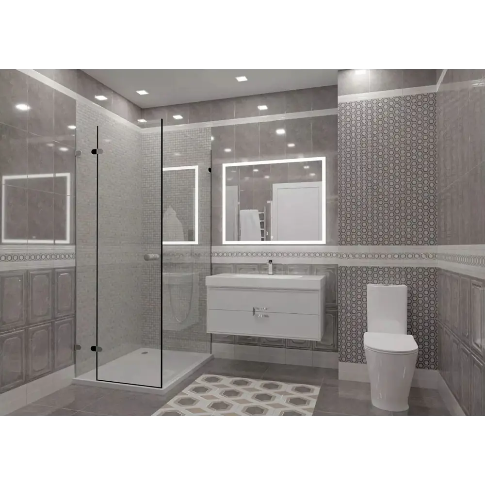 Фото 2 Декор Kerama Marazzi Гран Пале MP000015341 25x40см глянцевый белый Фото 2 Декор Kerama Marazzi Гран Пале MP000015341 25x40см глянцевый белый