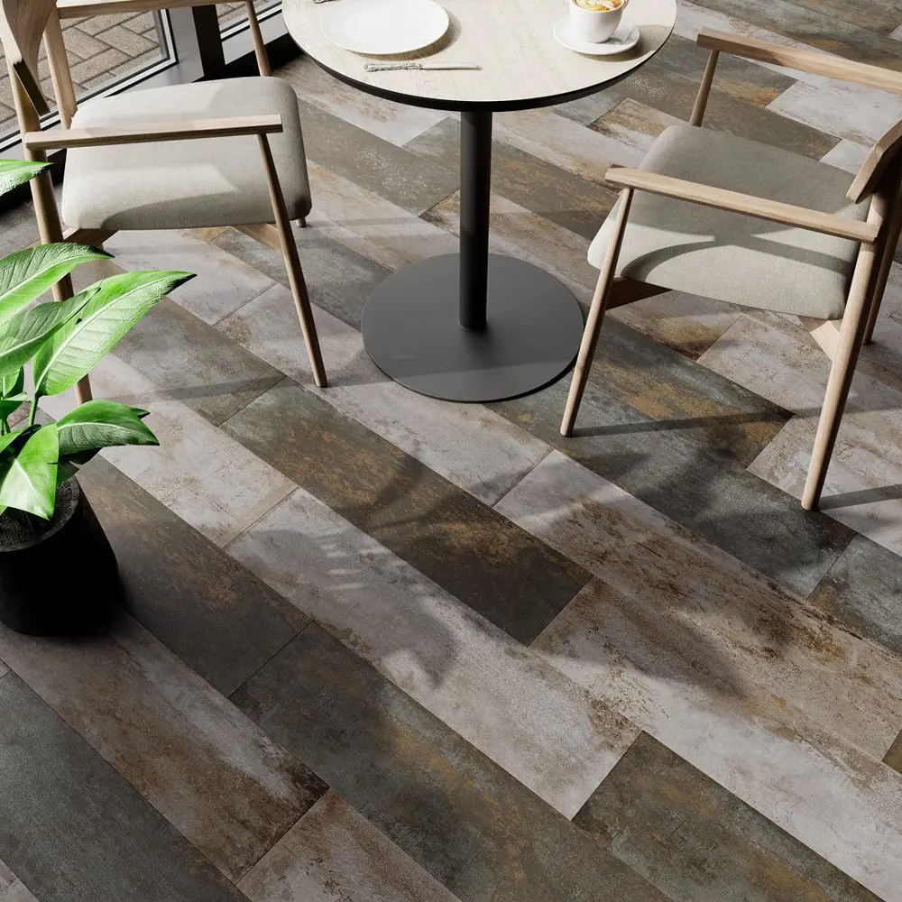 Фото 3 Керамический гранит Kerama Marazzi Беверелло серый обрезной 20x80см, цена за упаковку Фото 3 Керамический гранит Kerama Marazzi Беверелло серый обрезной 20x80см, цена за упаковку