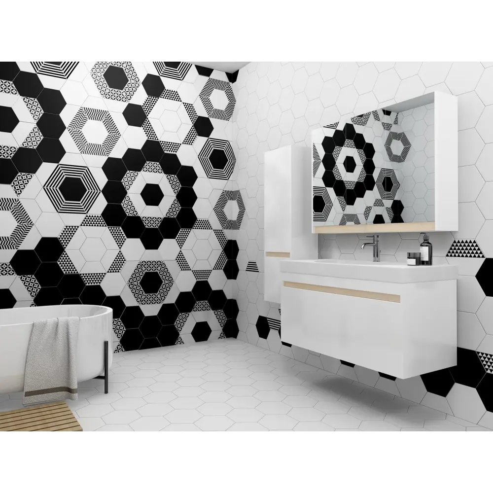 Фото 3 Керамический гранит Kerama Marazzi Буранелли черный 20x23.1см, цена за упаковку Фото 3 Керамический гранит Kerama Marazzi Буранелли черный 20x23.1см, цена за упаковку