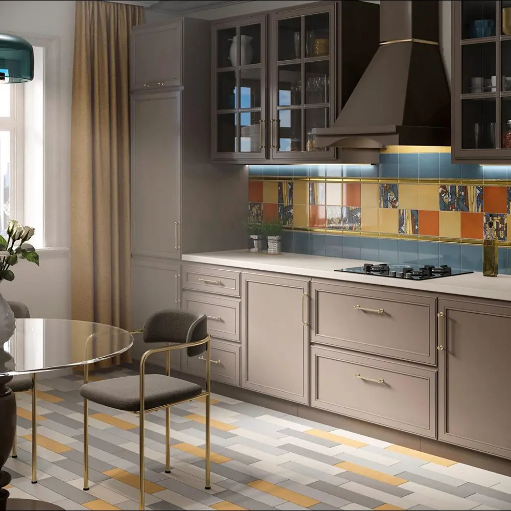 Фото Керамическое панно Kerama Marazzi Витраж 30x30см цвет разноцветный Фото Керамическое панно Kerama Marazzi Витраж 30x30см цвет разноцветный