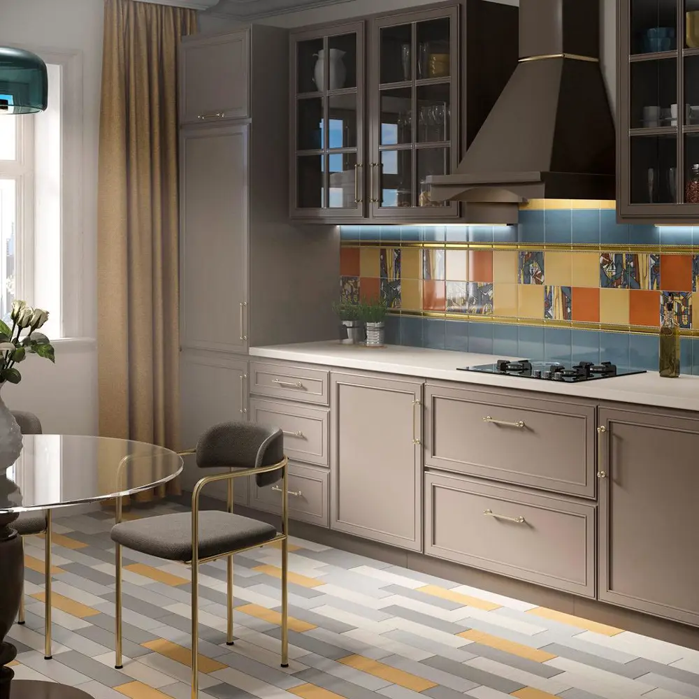 Фото Керамическая плитка Kerama Marazzi Витраж 17064 15x15см цвет желтый, цена за упаковку Фото Керамическая плитка Kerama Marazzi Витраж 17064 15x15см цвет желтый, цена за упаковку
