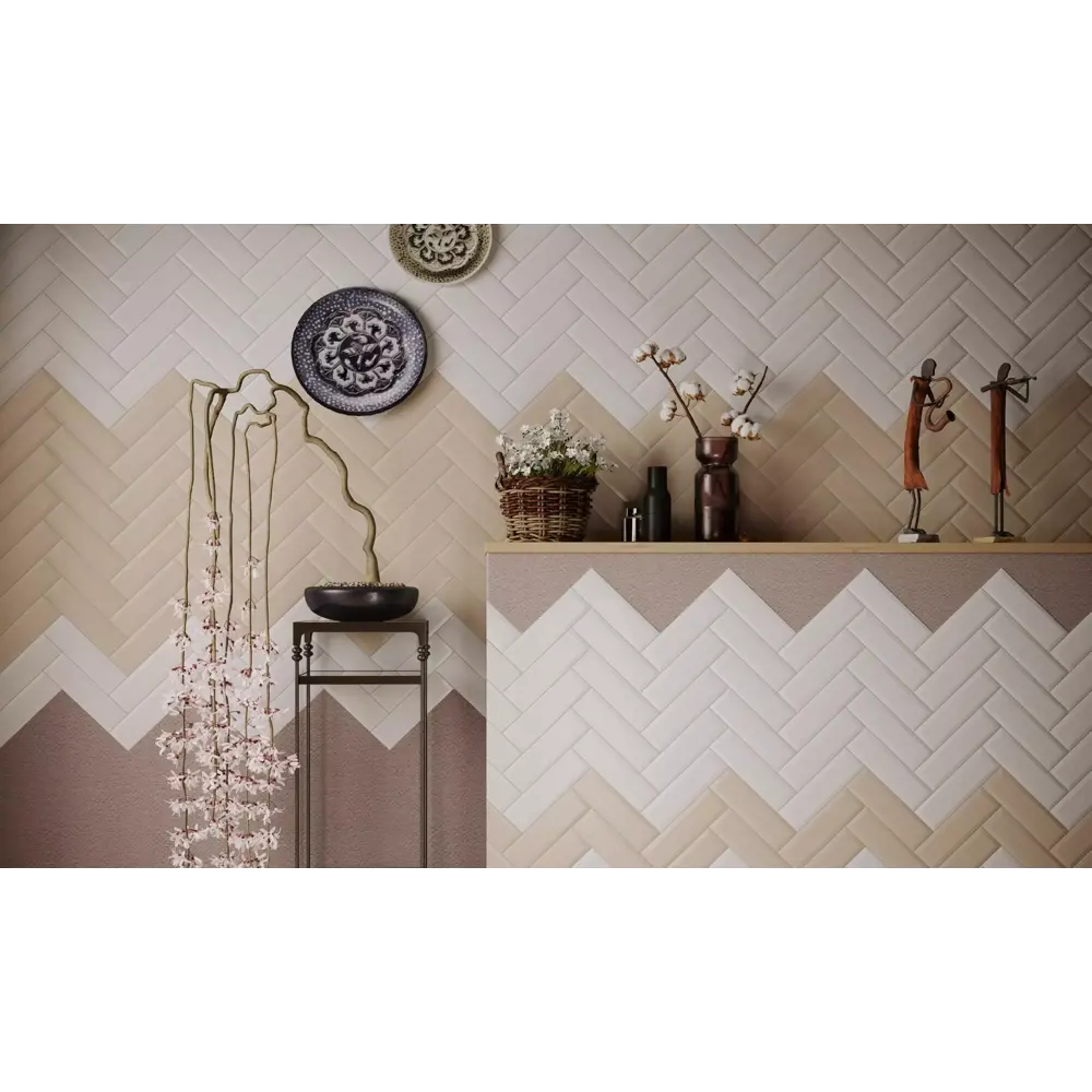Фото Керамическая плитка Kerama Marazzi Гамма 9007 28.5x8.5см цвет бежевый, цена за упаковку Фото Керамическая плитка Kerama Marazzi Гамма 9007 28.5x8.5см цвет бежевый, цена за упаковку