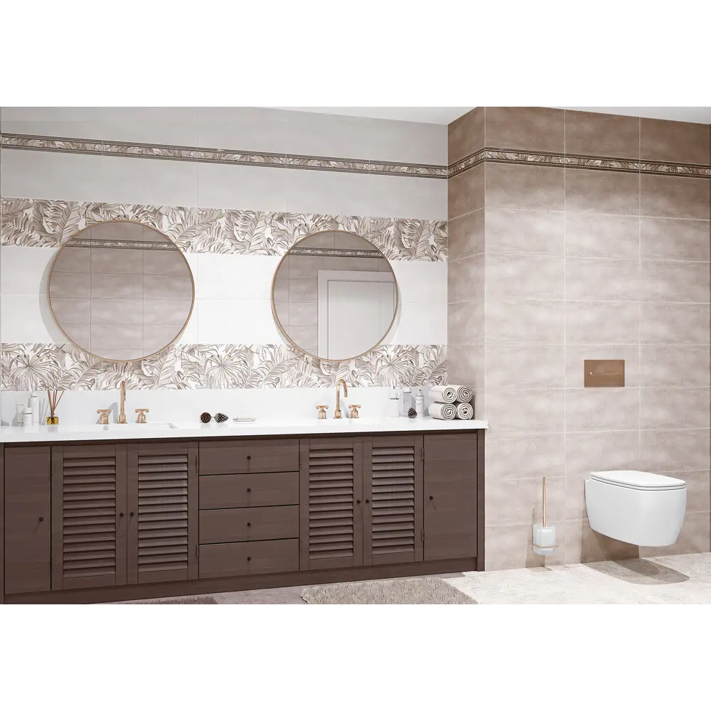 Фото 5 Декор Alma Ceramica Bonita 2 DWU09BNT007 50x24.9см цвет серый, цена за штуку Фото 5 Декор Alma Ceramica Bonita 2 DWU09BNT007 50x24.9см цвет серый, цена за штуку