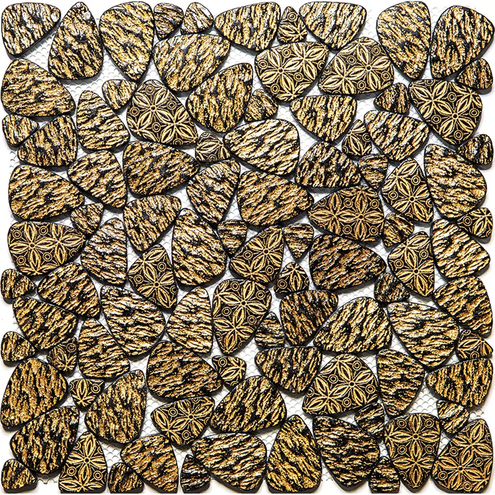 Фото Декоративная мозаика Natural Fusion MOK-004-7-305x305 30.5x30.5см мрамор цвет коричневый Фото Декоративная мозаика Natural Fusion MOK-004-7-305x305 30.5x30.5см мрамор цвет коричневый