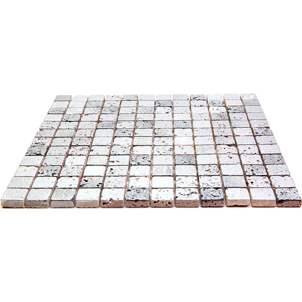 Фото 6 Декоративная мозаика Skalini Platinum PLT-2-12-305x305 30.5x30.5см травертин цвет серый Фото 6 Декоративная мозаика Skalini Platinum PLT-2-12-305x305 30.5x30.5см травертин цвет серый