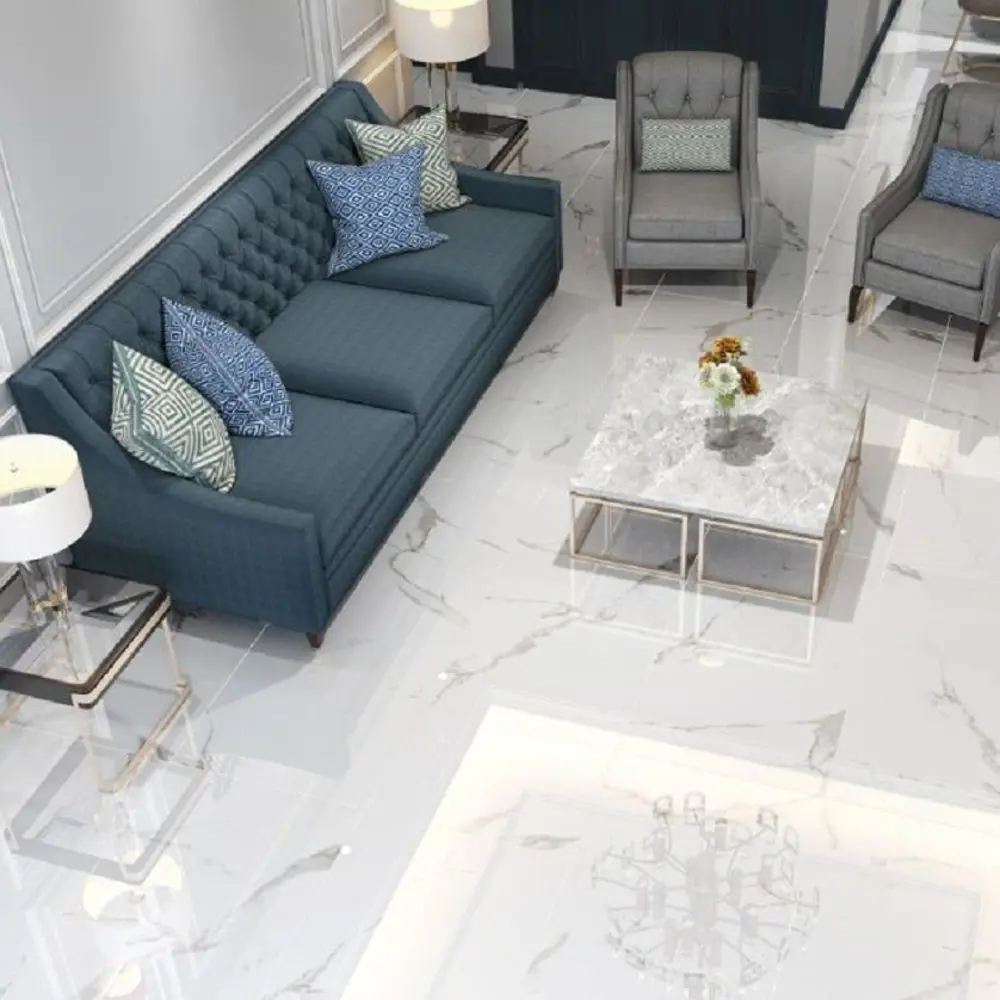 Фото Керамогранит Pars Tile Kalate полированный 60x120 см 2.16 м2 цвет белый, цена за упаковку Фото Керамогранит Pars Tile Kalate полированный 60x120 см 2.16 м2 цвет белый, цена за упаковку