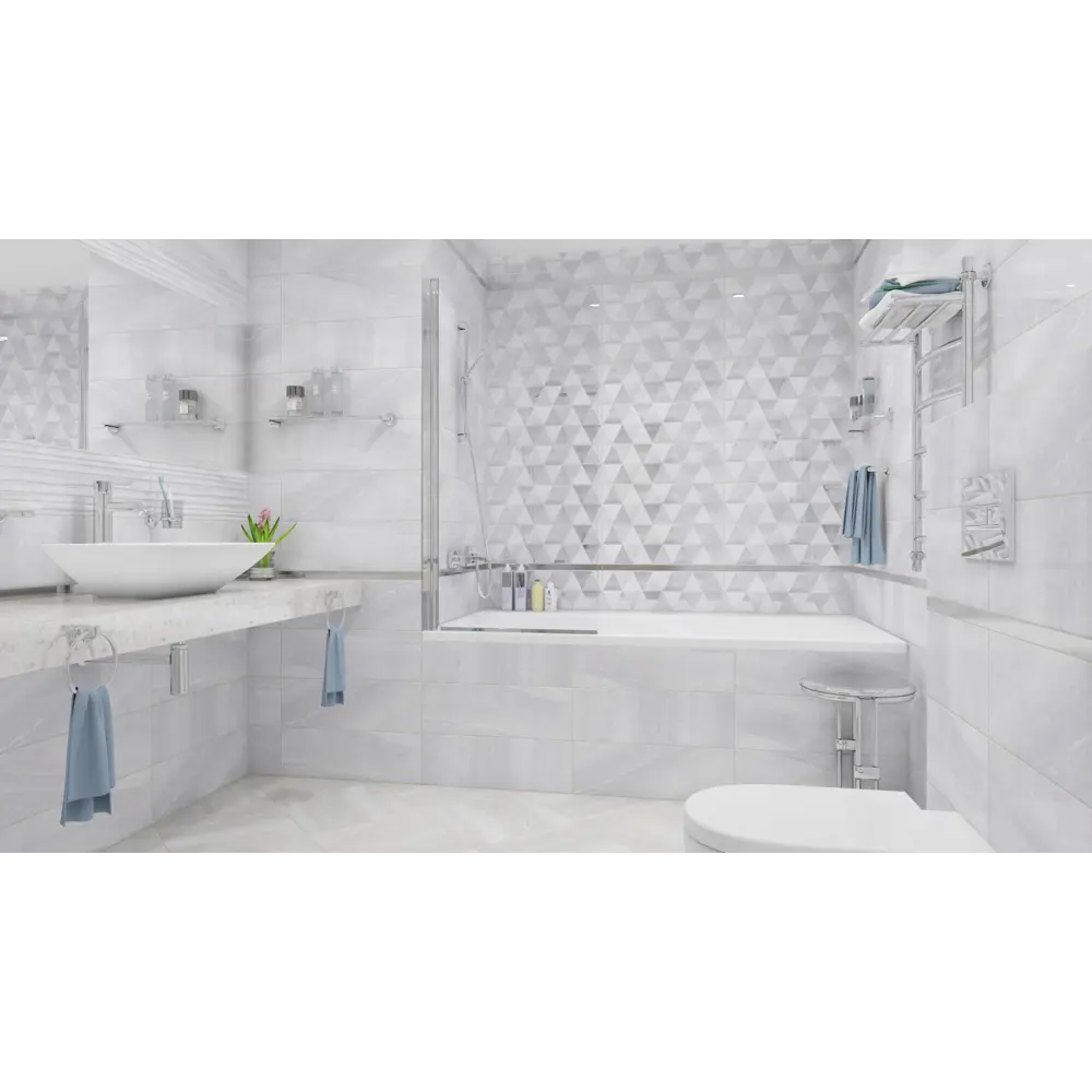 Фото 2 Керамическая плитка Laparet Diadema Fly Декор голубой x9999132668 20x60