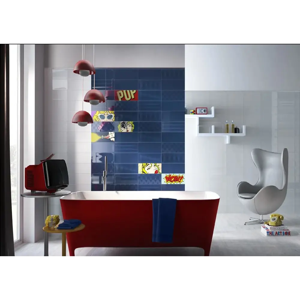 Фото 2 Настенная плитка LDECOR L'Décor Pop COOL G 12.50x33.30см 0.92м2 цвет серый, серебристый, цена за упаковку Фото 2 Настенная плитка LDECOR L'Décor Pop COOL G 12.50x33.30см 0.92м2 цвет серый, серебристый, цена за упаковку