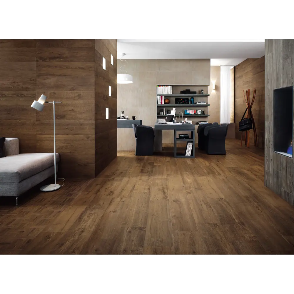 Фото Напольная плитка Stargres Cava wenge rect. 9801 20x120см 1.20м2 цвет коричневый, цена за упаковку Фото Напольная плитка Stargres Cava wenge rect. 9801 20x120см 1.20м2 цвет коричневый, цена за упаковку