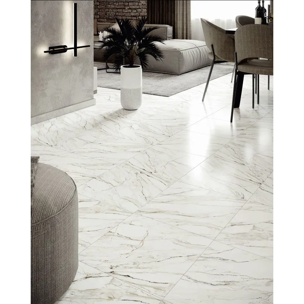 Фото 3 Напольная плитка Beryoza Ceramica Glamour G 17045 41.80x41.80см 1.40м2 цвет Белый, цена за упаковку Фото 3 Напольная плитка Beryoza Ceramica Glamour G 17045 41.80x41.80см 1.40м2 цвет Белый, цена за упаковку