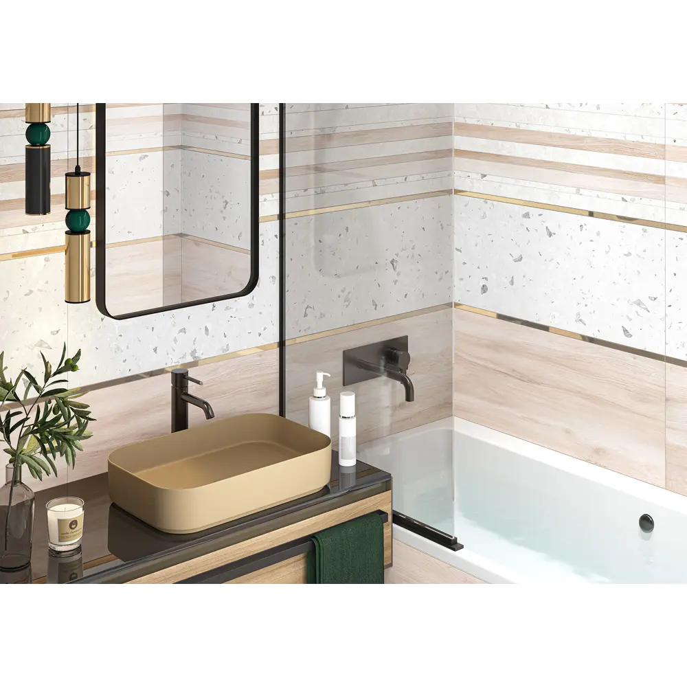 Фото 2 Плитка new trend WT36PLY15 30x60см 1.8 м² цвет светло-серый, цена за упаковку