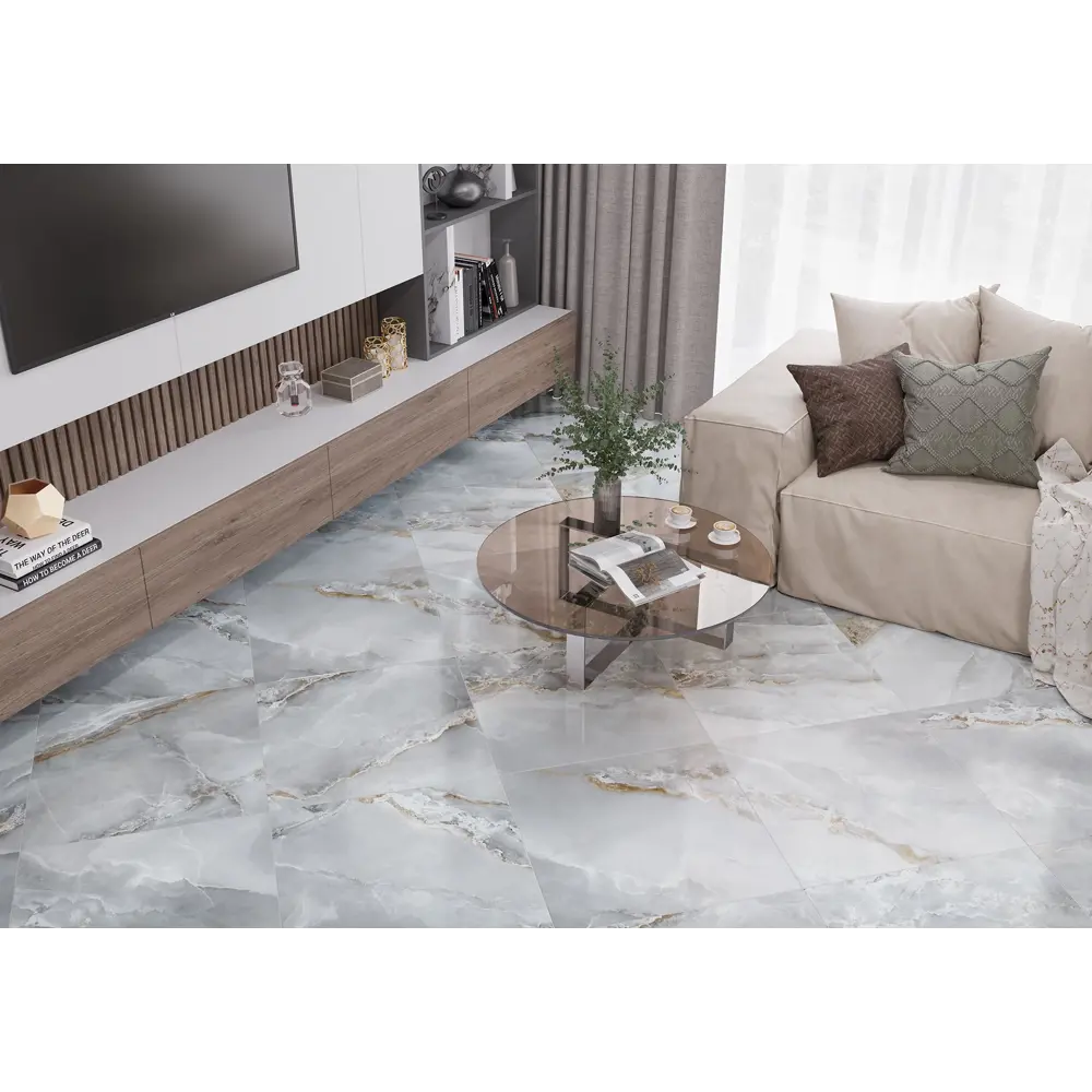 Фото Плитка Alma ceramica GFA57ORD07L 57x57см 1.62 м² цвет серый, цена за упаковку Фото Плитка Alma ceramica GFA57ORD07L 57x57см 1.62 м² цвет серый, цена за упаковку