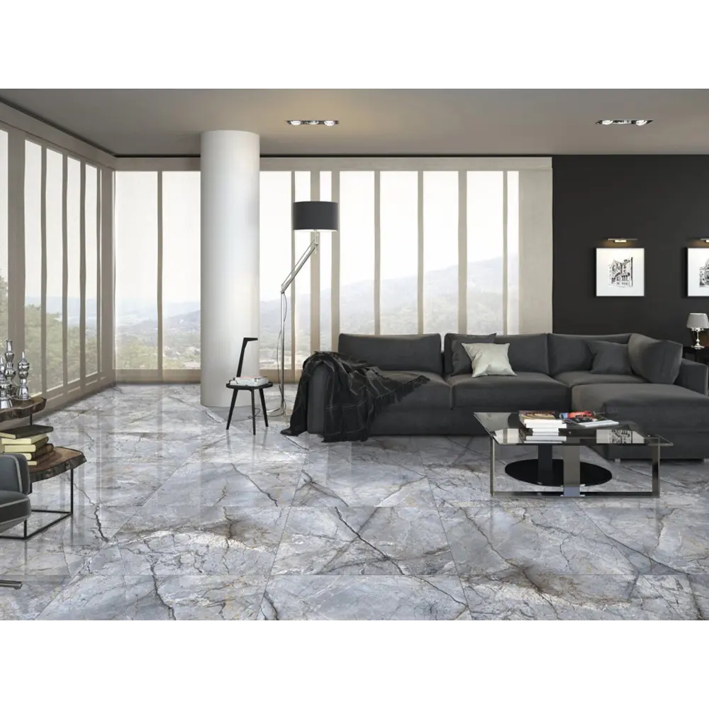 Фото Керамогранит Primavera Fiji CR102 60x60см 1.44 м² цвет серый/светло-серый, цена за упаковку Фото Керамогранит Primavera Fiji CR102 60x60см 1.44 м² цвет серый/светло-серый, цена за упаковку