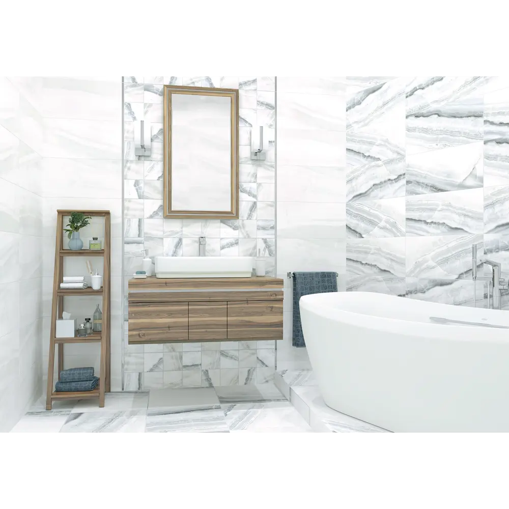 Фото 2 Керамический декор Altacera Atlantic Square WT9ATA55 25x50см цвет серый Фото 2 Керамический декор Altacera Atlantic Square WT9ATA55 25x50см цвет серый