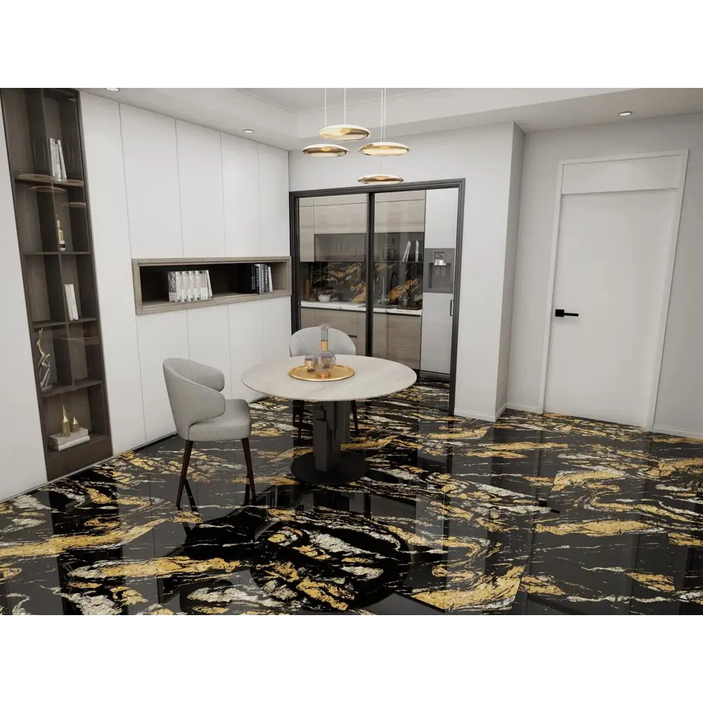 Фото 2 Керамогранит Velsaa Golden panda RP-150519 60x120см 1.44 м² цвет черный Фото 2 Керамогранит Velsaa Golden panda RP-150519 60x120см 1.44 м² цвет черный