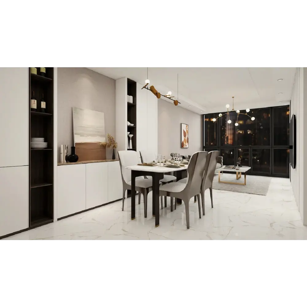 Фото Керамогранит Velsaa Satvario gold RP-124502 60x60см 1.44 м² цвет белый, цена за упаковку Фото Керамогранит Velsaa Satvario gold RP-124502 60x60см 1.44 м² цвет белый, цена за упаковку