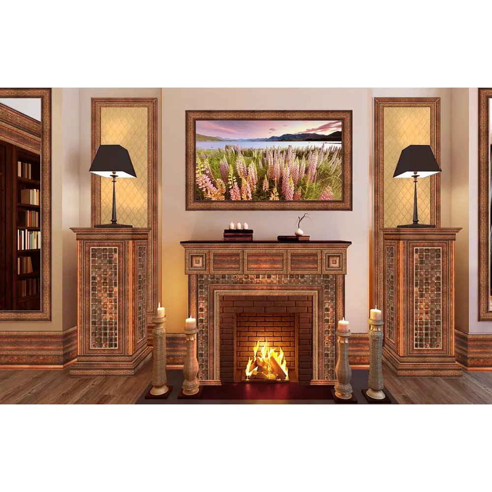 Фото 6 Вставка Decomaster Вставка декоративная 156-2-3 10x10см разноцветный