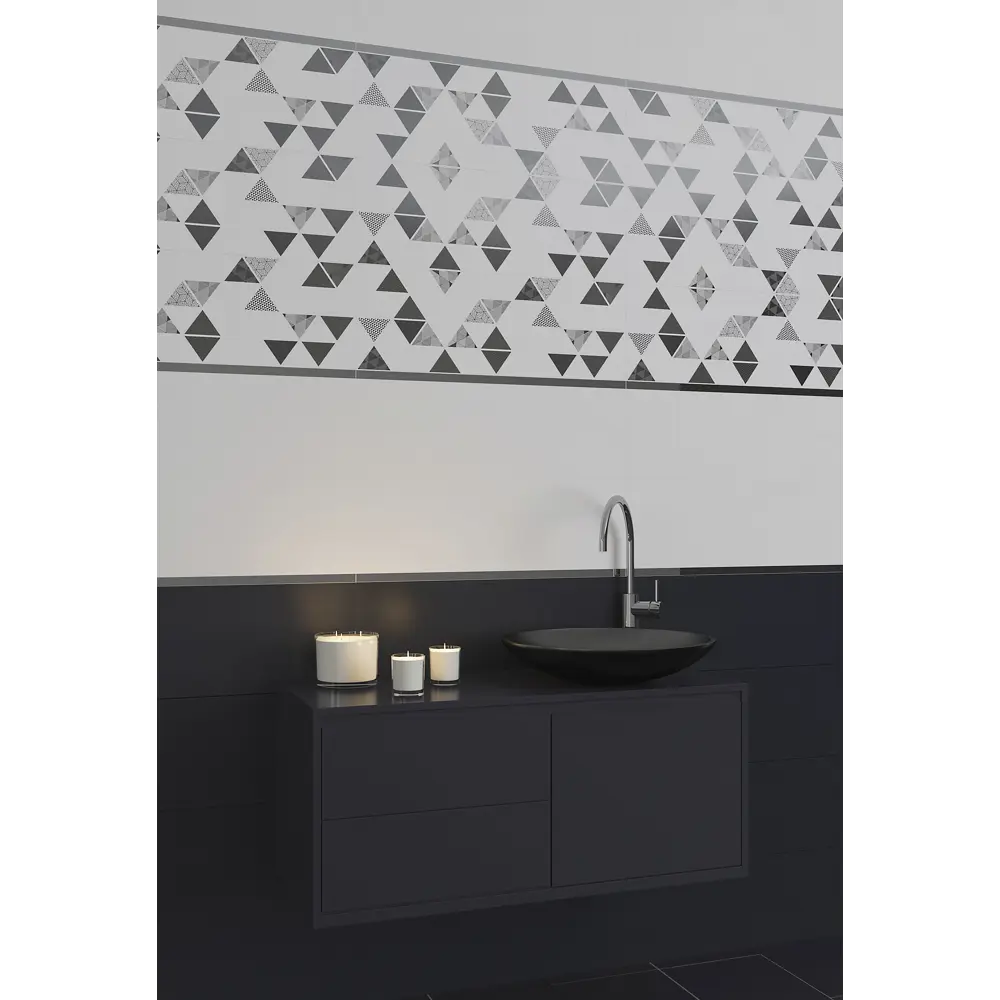 Фото Плитка Kerlife Magica Nero 25.1x70.9см 1.25 м² цвет черный Фото Плитка Kerlife Magica Nero 25.1x70.9см 1.25 м² цвет черный