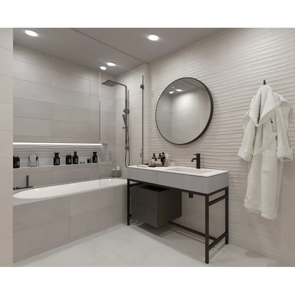Фото 5 Керамическая плитка Global tile Eco loft gt 10100001350 25x60см 1.2 м2 цвет серый, цена за упаковку Фото 5 Керамическая плитка Global tile Eco loft gt 10100001350 25x60см 1.2 м2 цвет серый, цена за упаковку