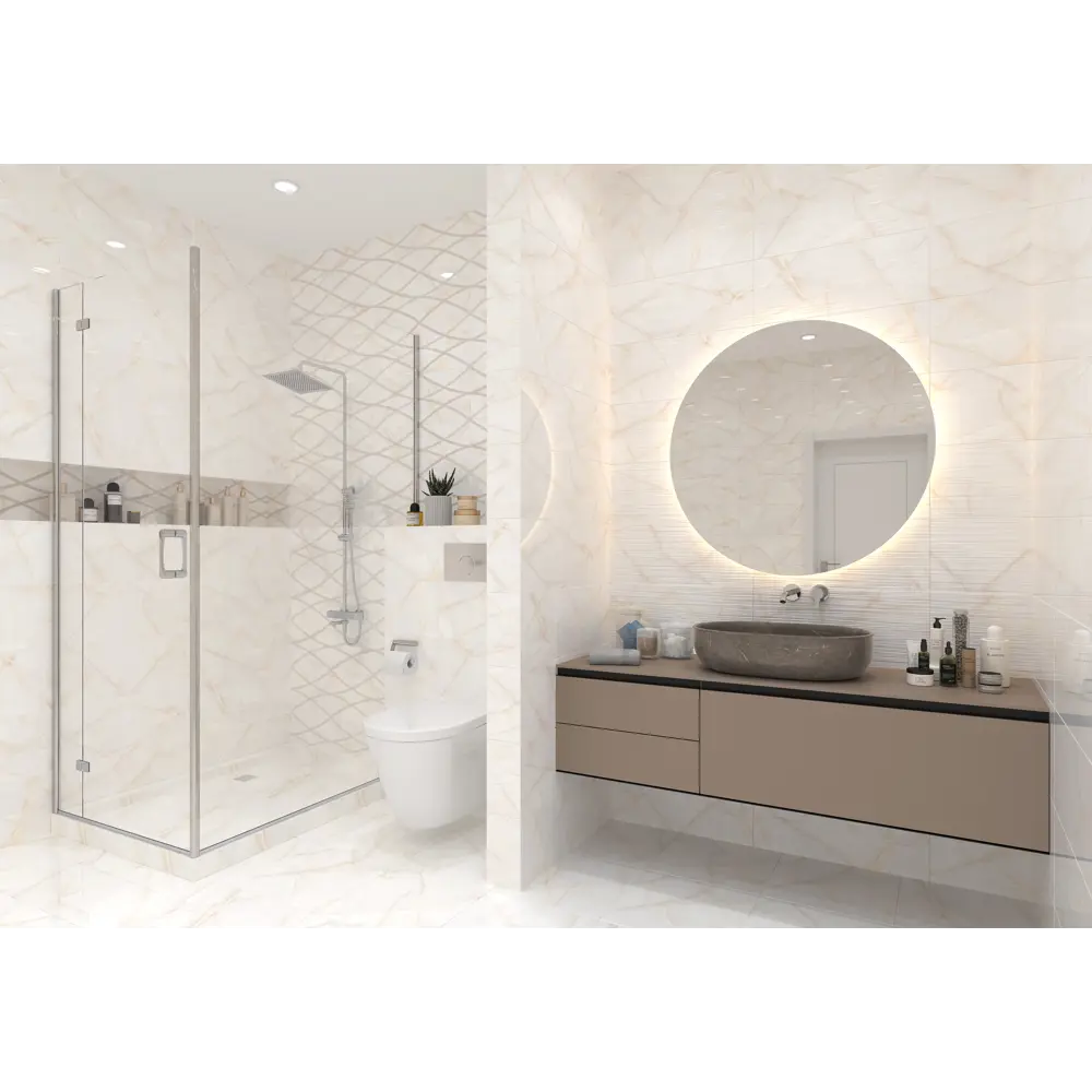 Фото 3 Керамическая плитка Global tile Delight gt 10100001331 25x60см 1.2 м2 цвет бежевый, цена за упаковку Фото 3 Керамическая плитка Global tile Delight gt 10100001331 25x60см 1.2 м2 цвет бежевый, цена за упаковку
