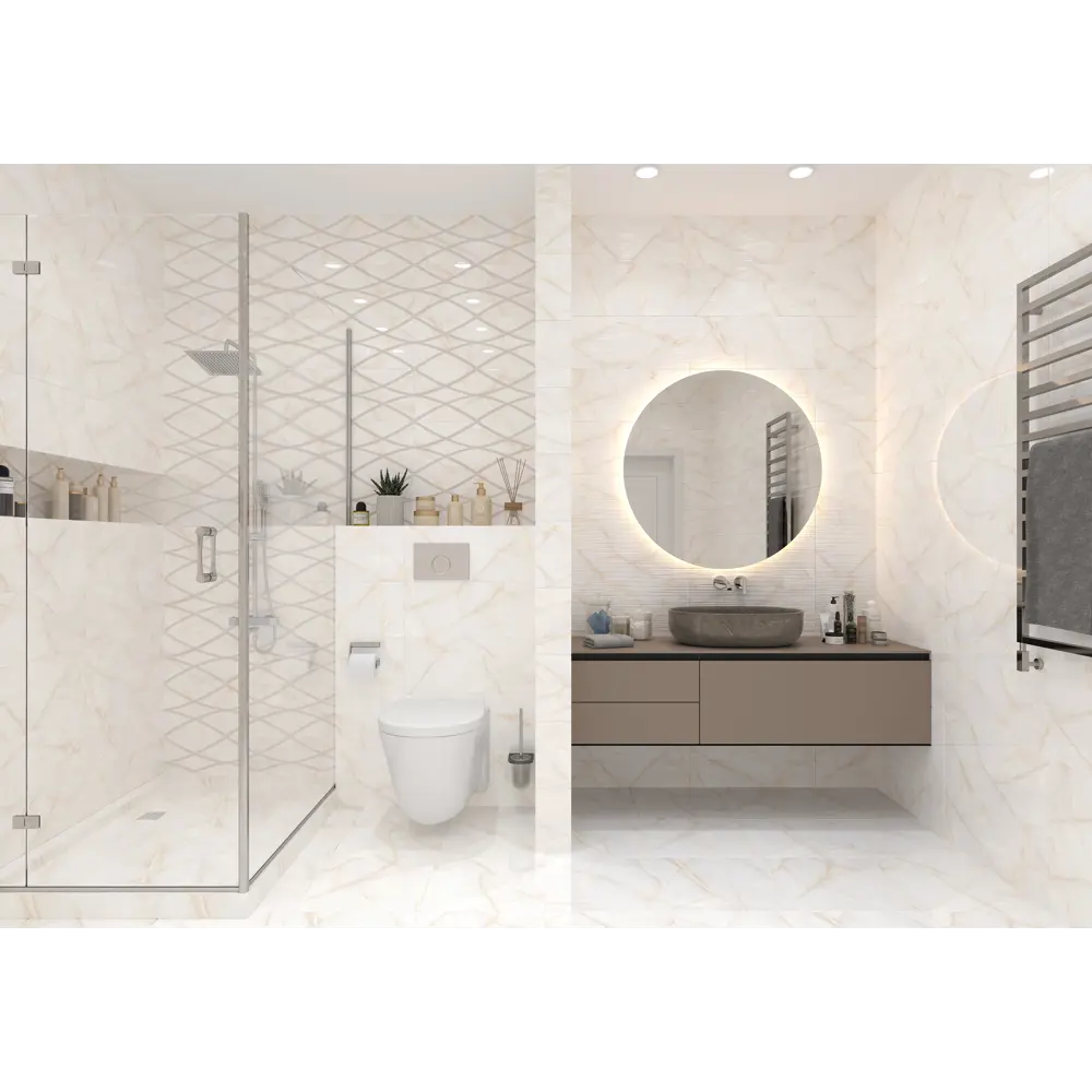 Фото 2 Керамическая плитка Global tile Delight gt 10100001329 25x60см 1.2 м2 цвет бежевый, цена за упаковку Фото 2 Керамическая плитка Global tile Delight gt 10100001329 25x60см 1.2 м2 цвет бежевый, цена за упаковку