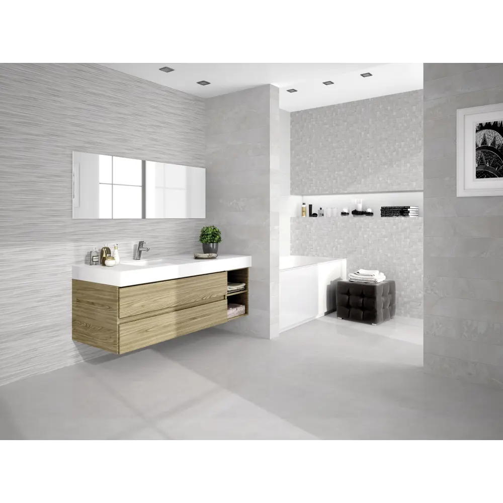 Фото 2 Плитка Emigres Bolzano gris 20x60 20x60см 1.44 м² цвет серый, цена за упаковку