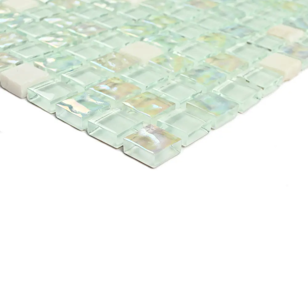 Фото 2 Мозаика Агат Flex 6 стекло 30.50x30.50см цвет белый Фото 2 Мозаика Агат Flex 6 стекло 30.50x30.50см цвет белый